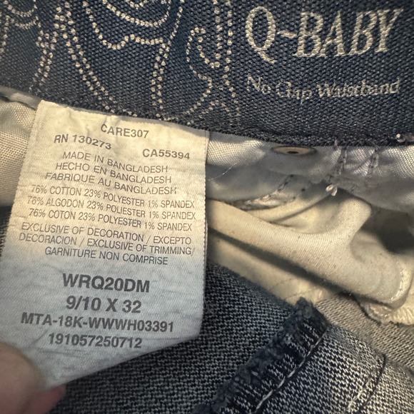 Wrangler Women's Q-Baby Bootcut Ultimate Riding Jeans 9/10 Dark Wash Mid Rise‎ - Picture 3 of 6